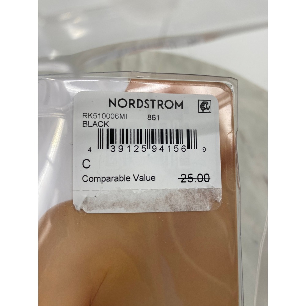 Nordstrom‎ Rack Adhesive Bra Backless Strapless Plunge Neck Black Size C - Picture 5 of 5